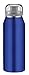 alfi Thermosflasche isoBottle Pure blau 350ml, Isolier-Trinkflasche kohlensäurefest, Edelstahlflasche, Isolierflasche auslaufsicher, 5677.128.035, Thermoskanne 12 Stunden heiß, 24 Stunden kalt