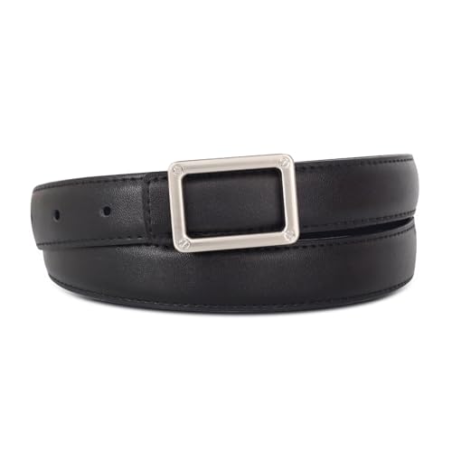 Image of Aurolran Women's Leather Belt with Buckle - Ideal for Dresses, Jeans, and Coats