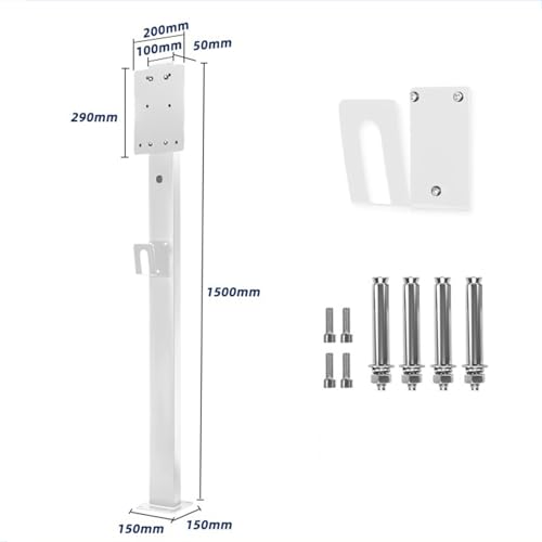 Colonne de recharge en acier durable pour solution véhicule électrique