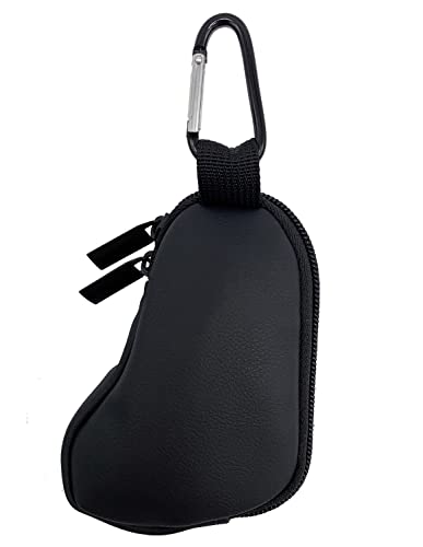 Image of Wanty Neoprene Inhaler Case, Portable, L-Shaped, Zippered, Black, 5 inch x 3 inch (PU)