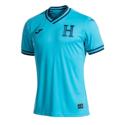 Joma Federacion Futbol Honduras Away Jersey 2024 Short Sleeve (US, Alpha, XX-Large, Regular, Regular, Teal)