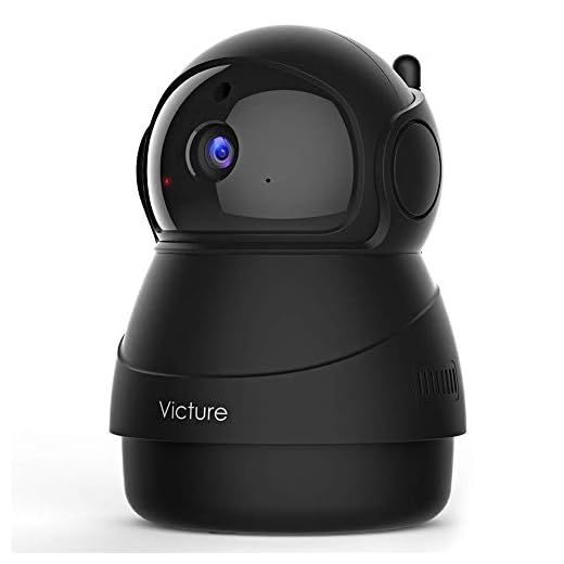 Victure 1080P Pet Camera with WiFi IP Camera Indoor Security Camera Motion Detection Night Vision Home Surveillance Baby Elder Monitor with 2 Way Audio iOS/Android