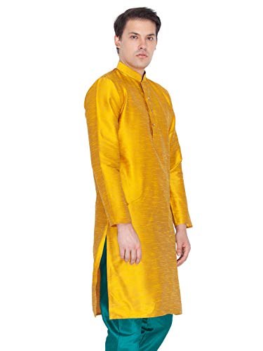 Image of VASTRAMAY Men's Cotton Regular Fit Kurta