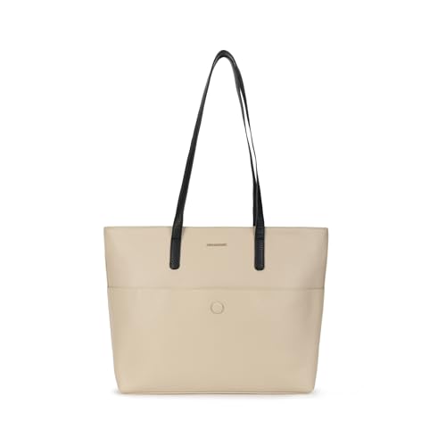 Image of Fastrack Laptop Tote for Girls | Faux-Leather Women's Handbags | Laptop Compatible upto 15 inch| Ladies Purse Handbag | Laptop Tote for Casual Carry