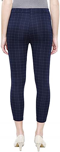 Image of CLOUD STAR Women's Slim Fit Checkered Jeggings Stretchable with 2 Pockets (Free Size)