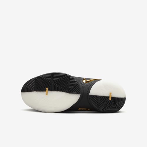 Lebron XXII Split Big Kids' Basketball Shoes (HV8616-100, White/Metallic Gold/Black)2