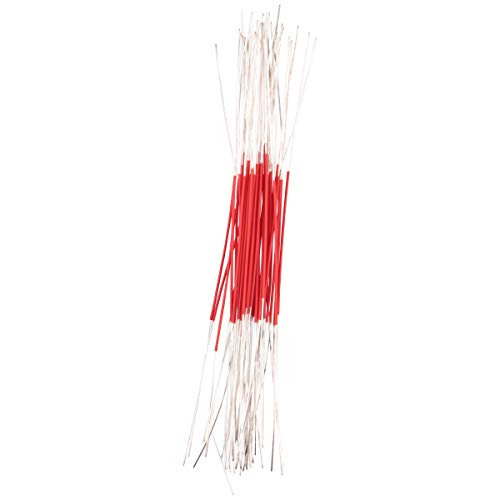 Fil rouge 30 AWG Jonard Tools pré-coupé anti-court-circuit avec gaine Kynar isolante de 2,5 cm