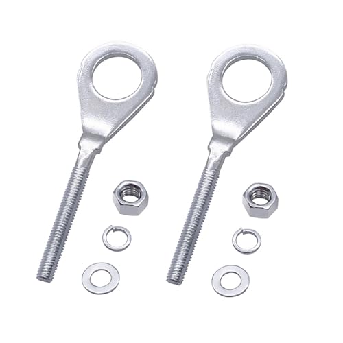 DSkoiph 2 Pack Chain Adjuster Tensioner Motorcycle Metal Chain Axle Adjusters 95014-10010 Replacement for Honda CT70 XR70R CRF50F C70 CRF100F CRF70F CRF80F XR75 XR80 XR100 (2 Pack)