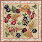 Bothy Threads Kreuzstich-Set"Vier Jahreszeiten-Herbst", 16.5x16.5cm, DWFS03, Zählmuster Cover