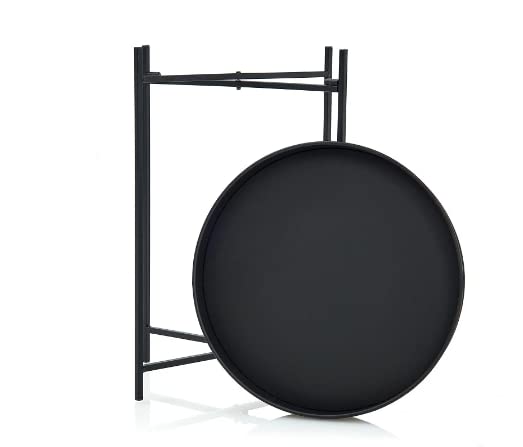 Image of Coffee Tables Modern Design Table for Living Room Side Table Tea Tray Coffee Table Home Decor (Black)