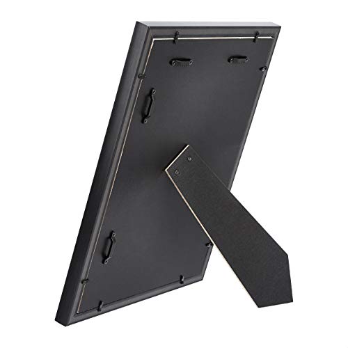 Amazon Basics 11" X 14" Rectangular Photo Picture Frame, (8" X 10" With Mat), 2-Pack, Black, 15.2 Inch L X 12.2 Inch W #TOP3
