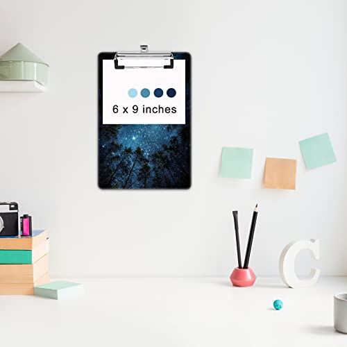 Image of Small Plastic Clipboard 6 x 9 in, Standard A5 Size Fashion Clip Board