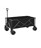 Carrito de camping de gran tamaño, plegable, para exteriores, pequeño empuje, para picnic, tirador de mano (tipo e)