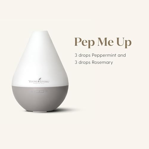 Young Living Dewdrop Diffuser | Ultrasonic Humidifier, Atomizer, and Essential Oil Vaporizer | 10-Hour Runtime | Adjustable High or Low Settings | Ideal for Home, Office, or Spa Ambiance - Image 3