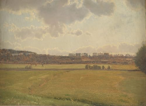 Poster Vilhelm Kyhn Journée d'été à Bisholt pour salon chaleureux 60x90cm