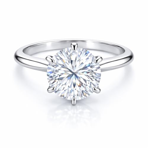 StiloVero 1.8ct Round Cut Moissanite Ring