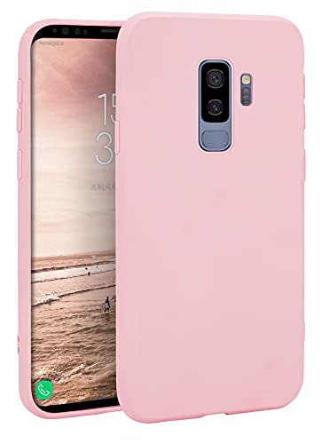 MyGadget Funda para Samsung Galaxy S9 Plus en Silicona TPU - Carcasa Slim & Flexible - Case Resistente Antigolpes y Antichoques - Ultra Protectora Rosa Claro