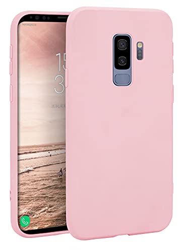 MyGadget Funda para Samsung Galaxy S9 Plus en Silicona TPU - Carcasa Slim & Flexible - Case Resistente Antigolpes y Anti choques Ultra Protectora Rosa Claro