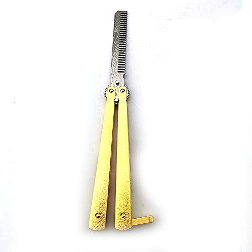 Wanlian Dragon Butterfly Comb Trainer,Butterfly Comb Stainless Steel Folding Training Practice Combs Cool Styling Tools For Sport Outdoor Use (3 Pcs Dragon Butterfly Comb) #TOP5