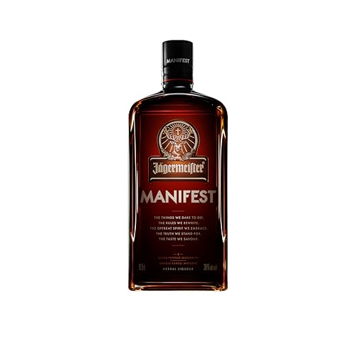 Jägermeister MANIFEST - 1 x 0,5l Superpremium Kräuterlikör 38% Vol. - Perfektion manifestiert mit...
