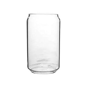 Cabilock Kan Vormige Glas Water Cup Transparante Coke Vorm Water Mok Sap Drink Cup (301-400ml)