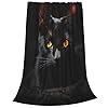 amepay Cute Black Cat Blanket Gifts for Pet Lovers Girls Animal Kitten Flannel Throw Blankets for Home Couch Bed Sofa Soft Cozy Lightweight Halloween Decor Adults All Season 50x40 Inches #3