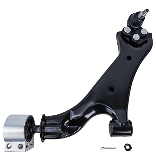 Image of Detroit Axle - Front End 6pc Suspension Kit for 2010-2017 Chevy Equinox | GMC Terrain 2 Lower Control Arms w /Ball Joints 2 Sway Bar Links 2 Outer Tie Rods 2011 2012 2013 2014 2015 2016 Replacement