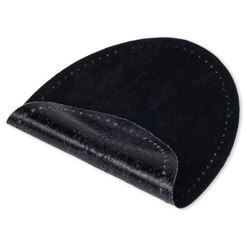 Prym 929031 Patches Velourslederimitat, aufbügelbar, 9,5 x 14,5 cm, schwarz