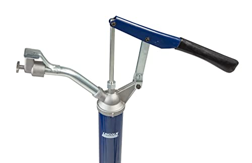 Lincoln 1340 Lever-Action Barrel Pump With Telescopic Pick-Up Tube, 14 Oz. Per Stroke, Standard Threaded Hose Connection, Fits Standard Steel Or Plastic Drums With 1.5-Inch And 2-Inch Threaded Bungs #TOP1