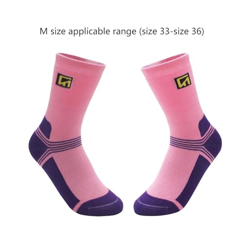 Knee High Socks for Ice Skating, Kids Sport Socks for Roller And Ski Activities3