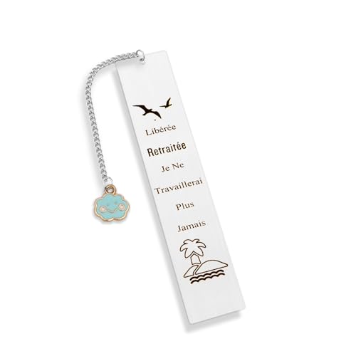 Cadeau Retraite Femme Original,Marque-Pages,Cadeau Départ Collègue De Travail,Cadeau Homme Retraite,Cadeau Départ Retraite Homme,Cadeaux De Départ Pour Les...