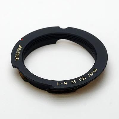 Rayqual Lens Mount Adapter : Compatible with L39 Screw Lens to leicaM Body (L to M) 50-75 Black