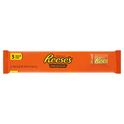 Reeses Peanut Butter Cup American Candy Snack Size 5 pack 77g
