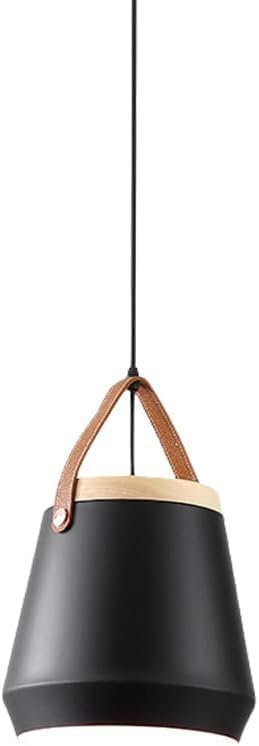 Lustre moderne îlot de cuisine avec suspension luminaire E27 en métal noir pour café