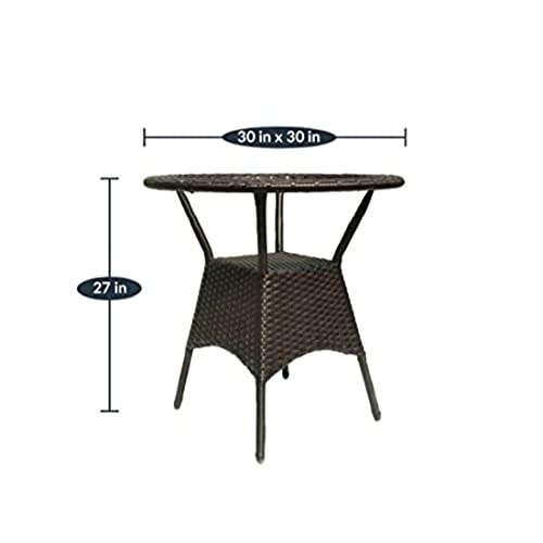 Image of Indiid Homes D-8 Indoor Outdoor Living Room Balcony Garden(4Chair + 1Table)| Furniture Set| Coffee Chair Table Set|