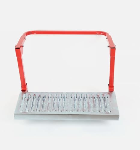 Adjustable Truck Tire Step for 13" High SUV Mounted Over Wheel Non-Slip Platform