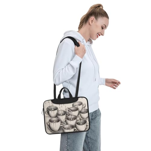 Bolsa de computadora de teteras hecha para el trabajo diario y la cafetería 7