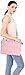 MOSISO Polyester Shoulder Bag with Storage Pockets Compatible 13-13.3 Inch Laptop, Pure Light Pink