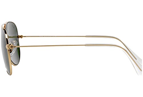 Ray-Ban Small Aviator Sunglasses (Gold Frames & G-15XLT Lenses)3