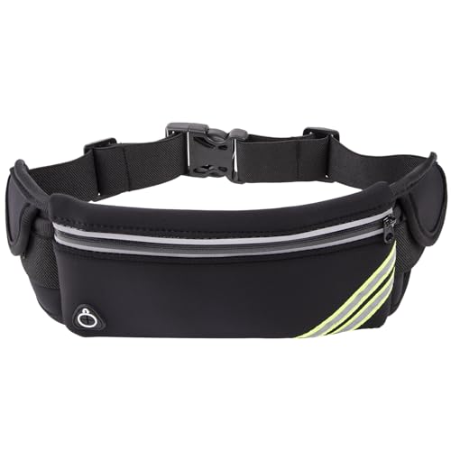 MAXTOP ランニング ポーチ ウエストポーチ ペットボトルホルダー イヤホンホール付き 揺れない スマホ対応 大容量ヒップバッグ メンズ レディース マラソン ジョギング ウォーキング アウトドア 釣り スポーツ