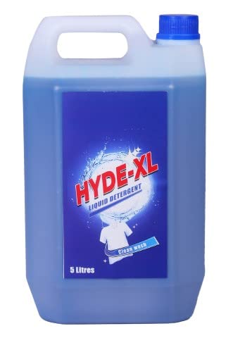 HYDE-XL LIQUID DETERGENT 5 Litres, Suitable for Top Load & Front Load Washing Machine and Bucket Wash
