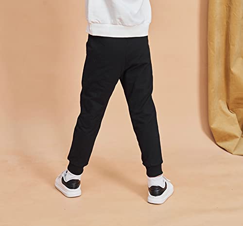 Image of Little Boys Jogger Pants Toddler Boys' Drawstring Elastic Waist Cotton Casual Sweatpants 1PC / 2 PCS Set