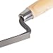5 PCS Professional Masonry Tools, Tuck Pointer Trowel Set, 1/4’’, 5/16’’, 3/8’’, 1/2’’, 9/16’’ Tuck Pointing Trowel Brick Jointer Cement with Wood Handle, Mortar Repair for Tuck Pointing
