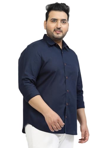 Image of ELYYORK Shirt for Men Plus Size||Shirt for Men Plus Size 4XL||6XL Shirts for Men Plus Size||Plus Shirts for Men||Plus Size Shirts for Men Full Sleeve|| Formal Shirt for Men||CB-PLS-01