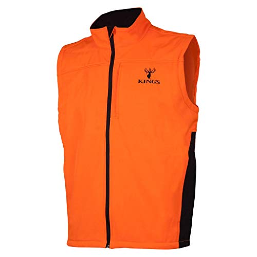 King's Camo Soft Shell Vest, Blaze Orange3
