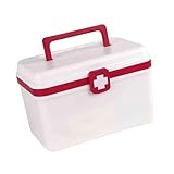 IOIUSKKU Medizinische Box Erste Hilfe Box Aufbewahrungskoffer Bin Erste Hilfe Koffer zum Nähen von Autospielzeug