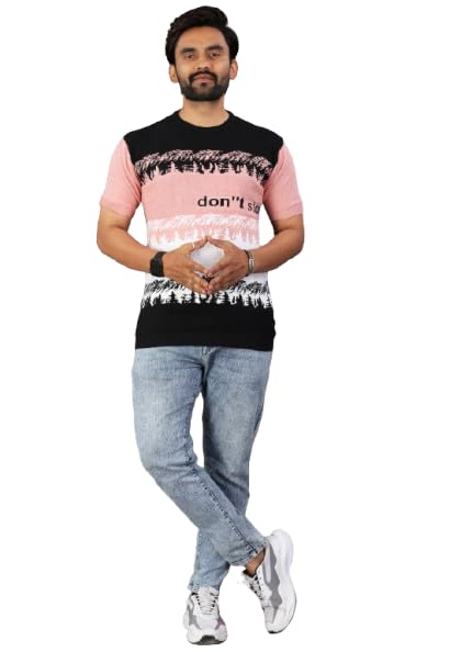 qirvon Man & Women’s “Don’t Stop” High Neck Knitted Sweater | Color Pink Winter Pullover | Trendy Woolen Casual for Women & Man-picture-37