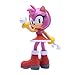 Just Toys LLC — Buildable Sonic The Hedgehog [Amy Rose] Figure │ 4″ Collectible Toy, Interchangeable Arms & Accessories, Ages 6+ (Knuckles, Sonic, Knuckles, Amy Rose, and Shadow)