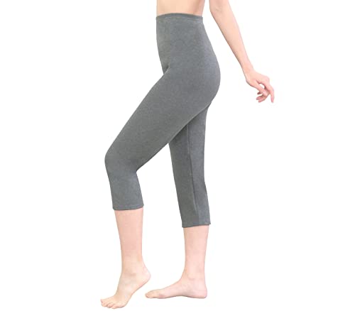 Smile LaLa グレー 7分丈 XL-2XL レディース 日本製 綿混 コットン 女性 レギンス パンツ スパッツ ストレッチ 伸縮性 通気性 長 予防 幅広 自宅 深型 うす 大女 太め 昼夜用 タイプ グッズ れぎんす 用サイズ フィット ガールズ 乾燥肌用 ウィメンズ 丈レギンス 色レギンス 女用レギンス ひざ下レギンス 機能性レギンス インナーレギンス ヒップアップレギンス jm