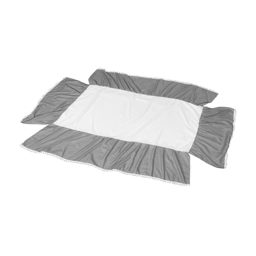 VANZACK Cotton Crib Skirt Dust Baby Bed Fitted Covers Replacement Fabric for Toddler Mattress